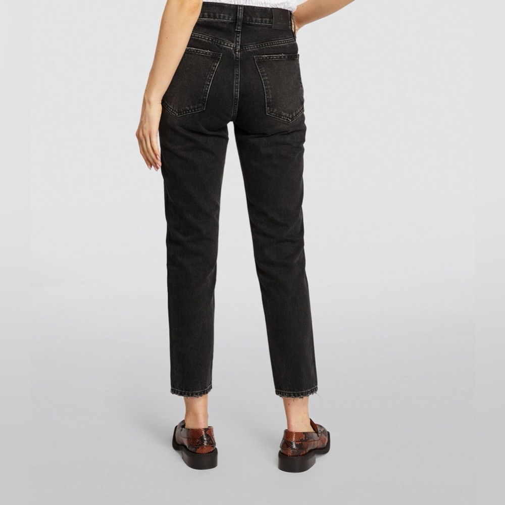 ANINE BING Sonya Straight Leg Jeans in Dark Charcoal sz26 - Picture 4 of 14